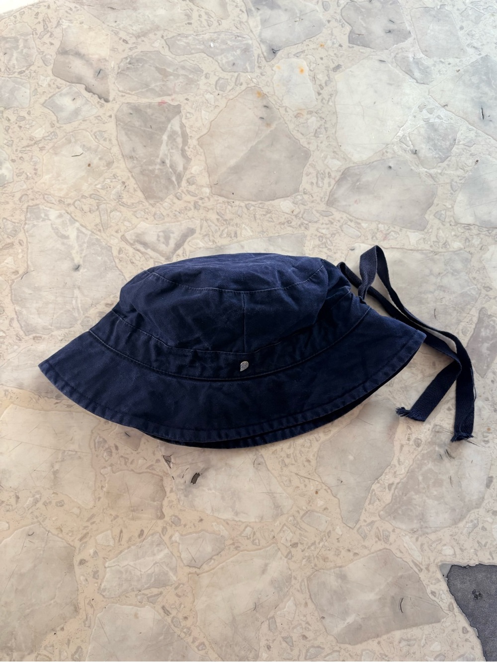 Helen Kaminski Navy Cotton Bucket Hat